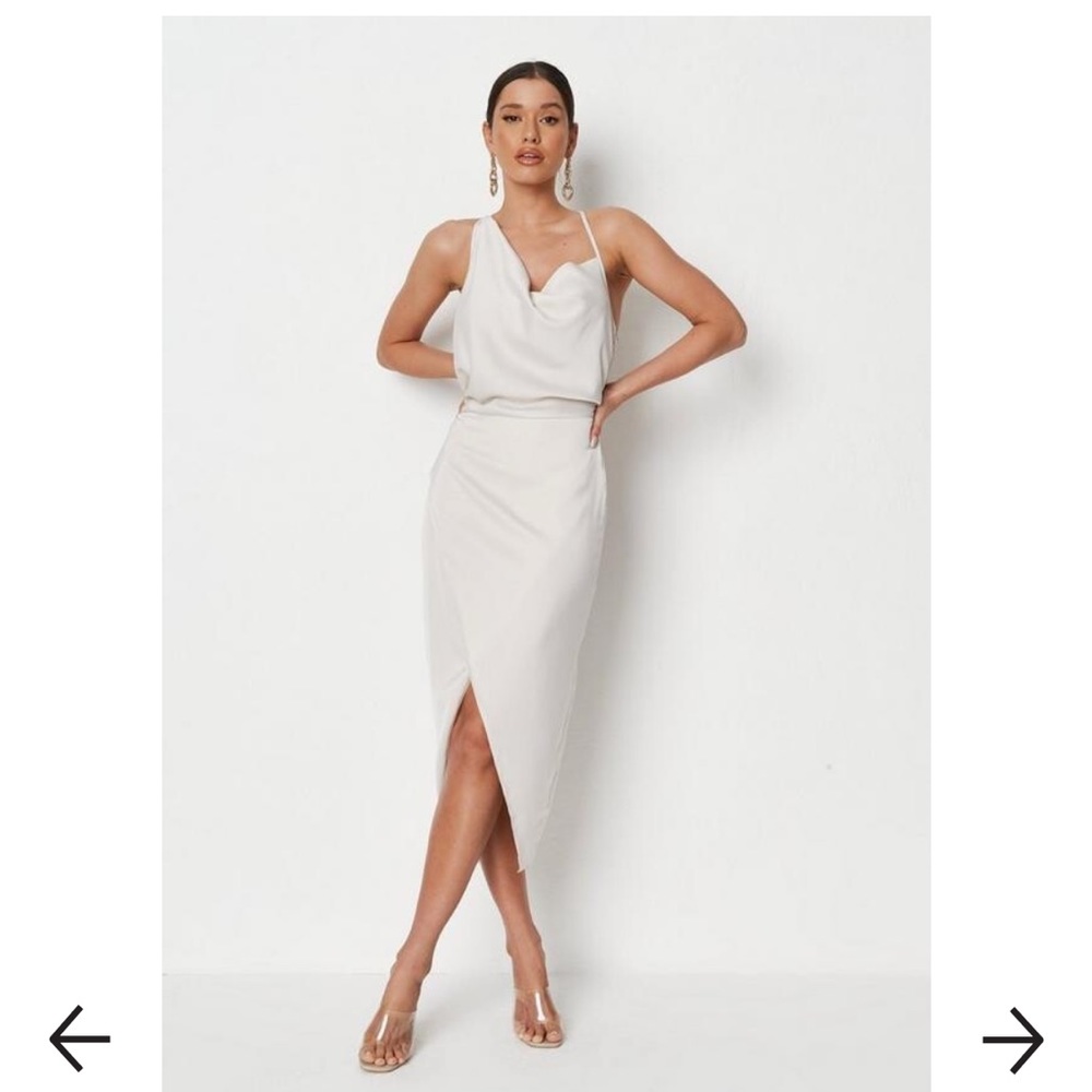 Beautiful Satin Midi Dress
